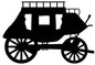 Wagon Silhouette 15.5×23.5