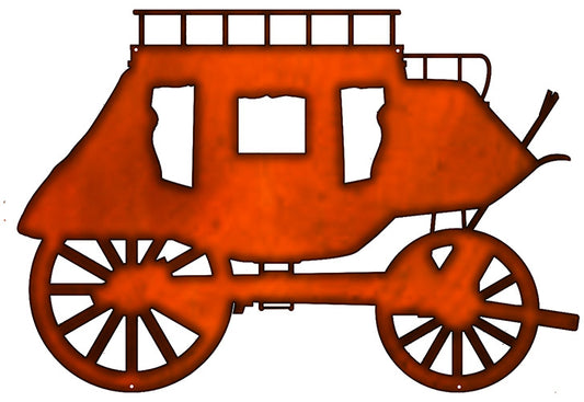 Wagon Vintage Style Metal Sign 15 × 23