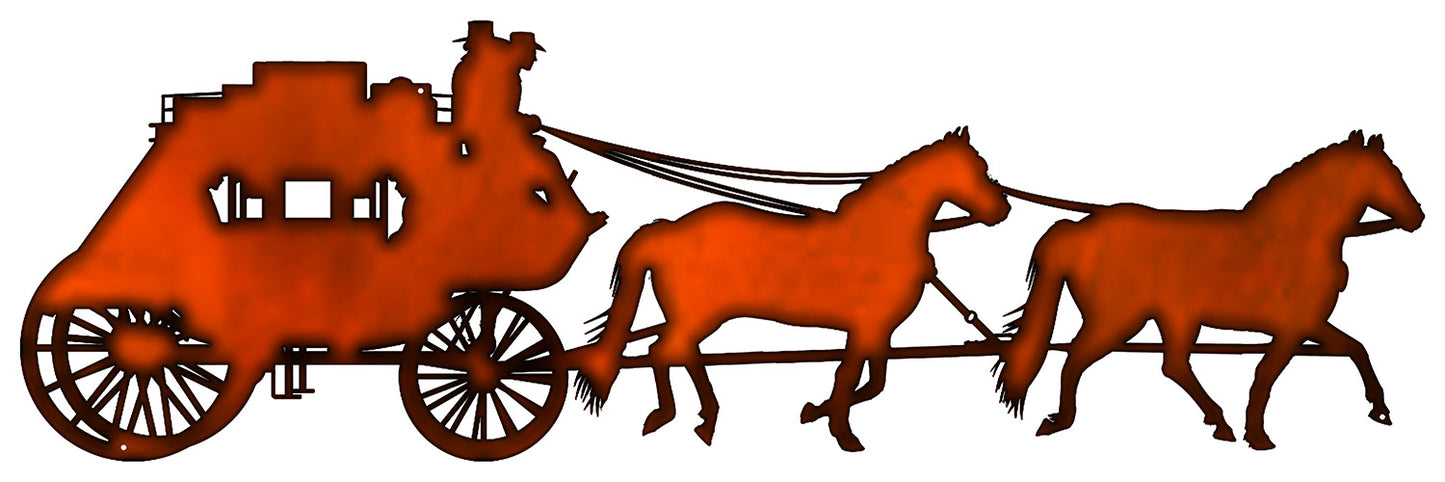 Horse Drawn Carriage 11×35