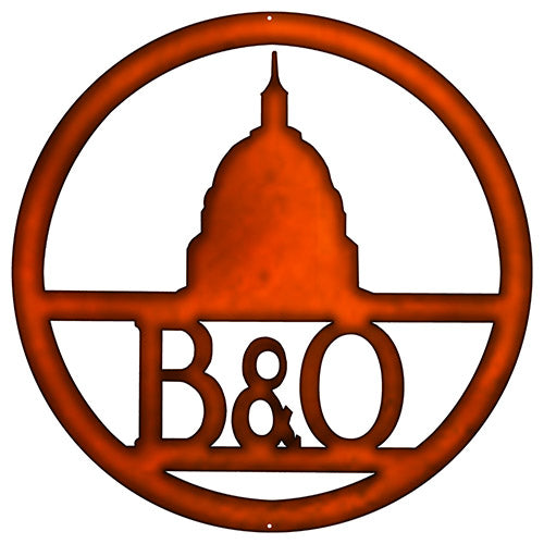 B&O Railroad Herald 18×18