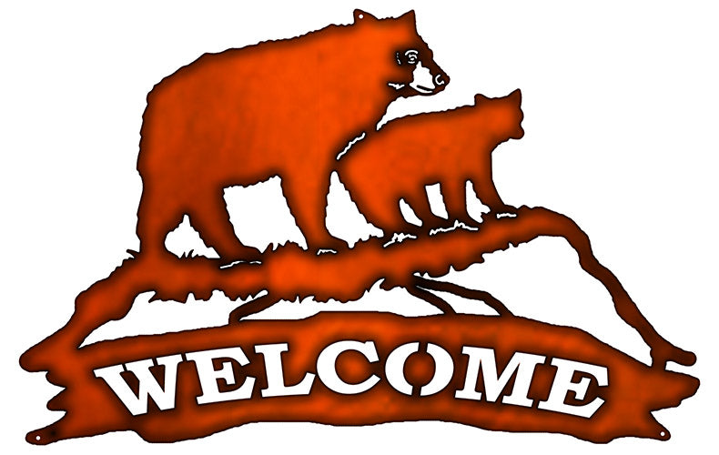 Welcome Bear 15×23.5