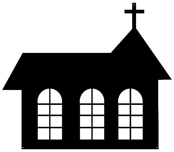 Church Silhouette 20×23