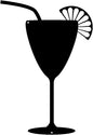 Cocktail Drink Silhouette 8.5×12