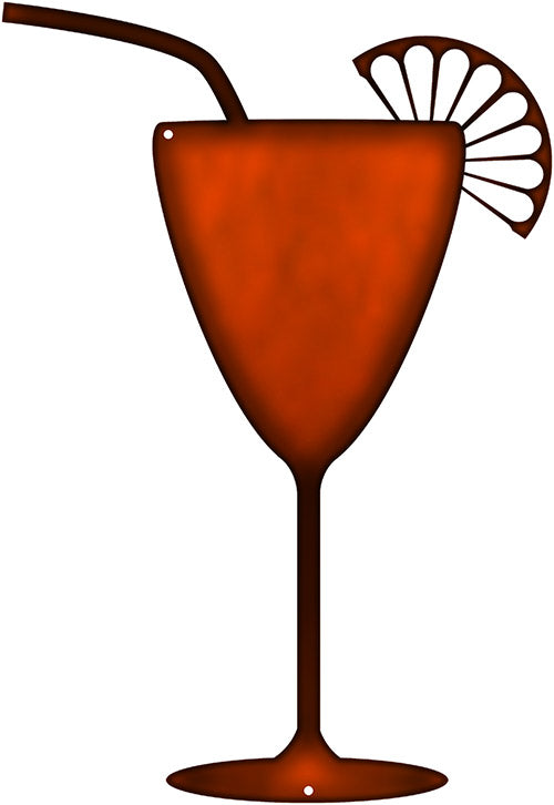 Cocktail Drink Vintage Style Metal Sign 8 x 12