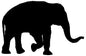 Elephant Silhouette 19×29