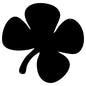 Four Leaf Clover Silhouette 17×17.5