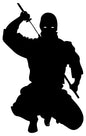 Ninja Warrior Silhouette 14.5×23.5
