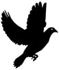Pigeon Bird Silhouette 19.5×23