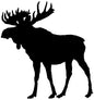 Moose Silhouette 27.5×29.5
