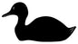 Duck Silhouette 10.5×19