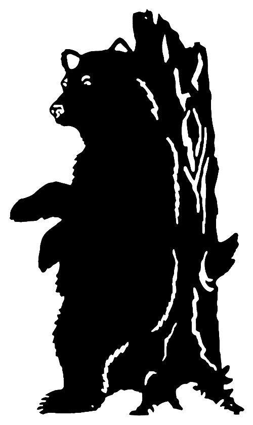 Bear Silhouette 14.5×25
