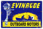 Evinrude Motors Hunting And Fishing 12×18