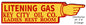 Litening Gas Ladies Restroom Garage 6×24