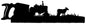 Saw Farm Silhouette 9×33.5