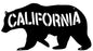 California Bear Silhouette 7.5×14