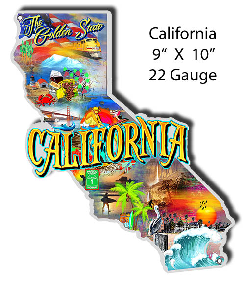 California Golden State 9×10