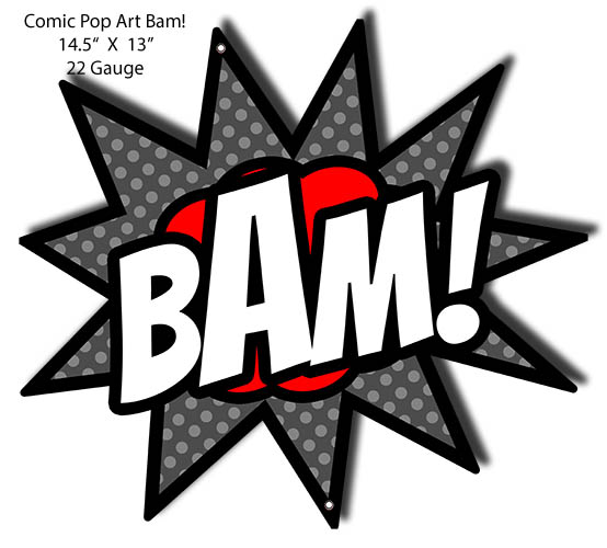 BAM Comic Pop Art 13×14.5
