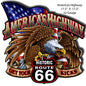 Route 66 17.2×17.5