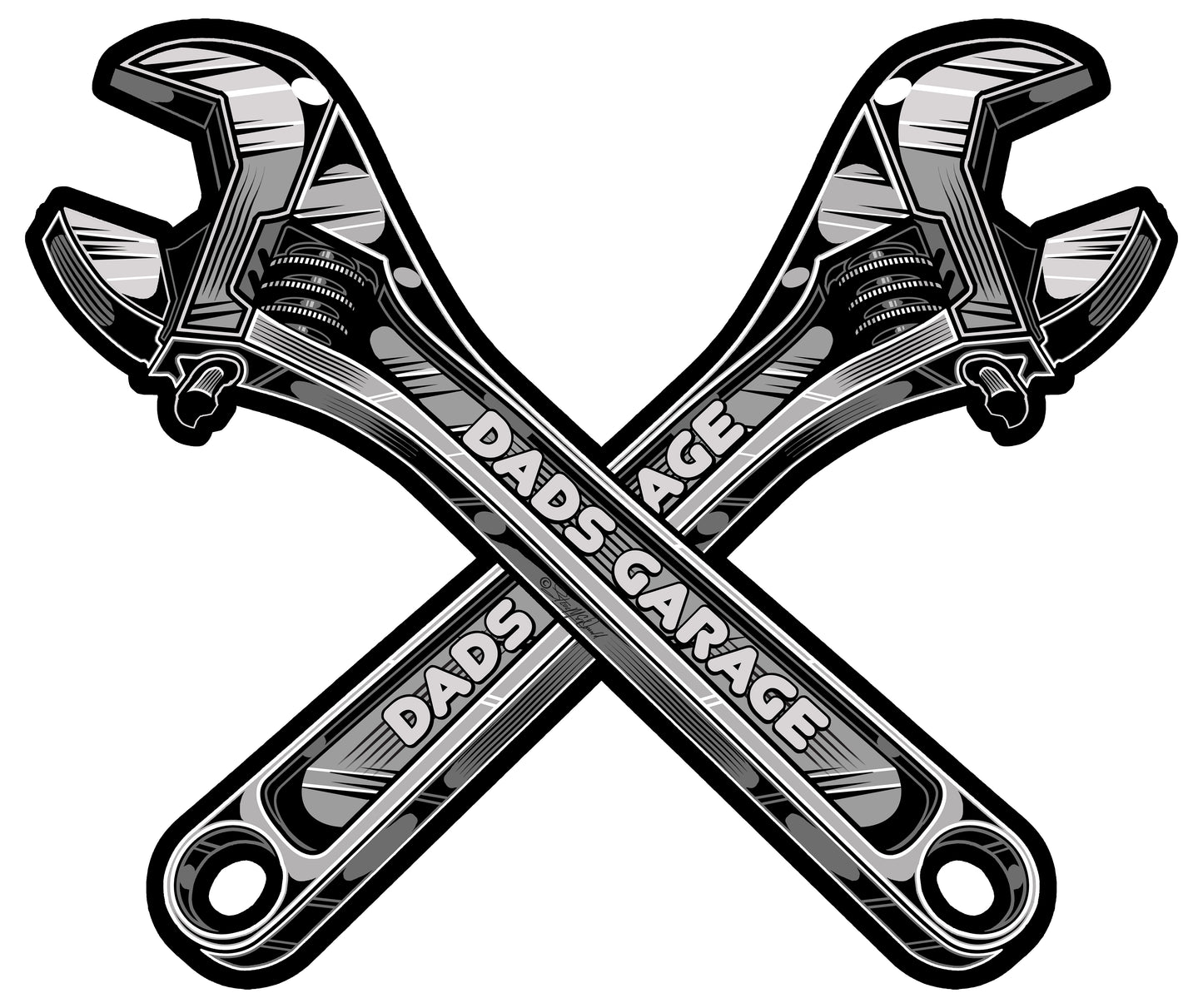 Dads Garage Tools 14.5×17.5