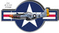 Airplane P-51 Mustang Aviation 13.5×22