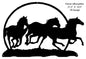 Wild Horses Silhouette 14.5×21.5