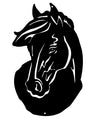 Horse Silhouette 13.5×19