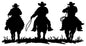 Cowboys Silhouette 12.5×24