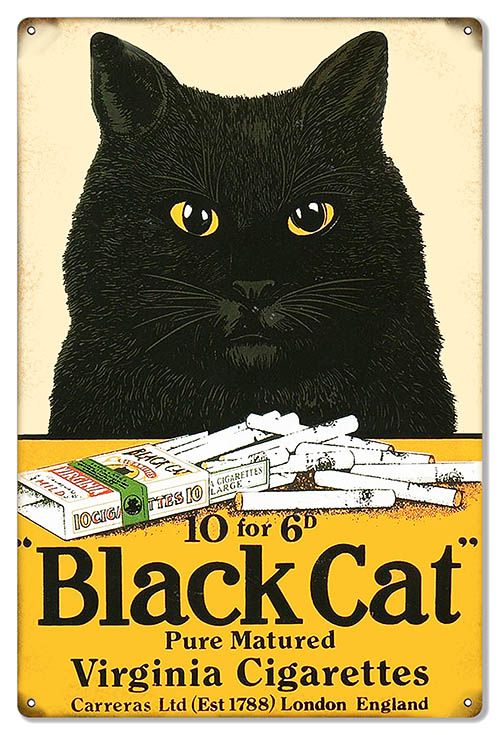 Black Cat Cigarette Cigar 16×24