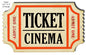 Cinema Movie Ticket 9×14.7