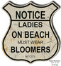 Notice Ladies NY City Warning 14.7×16