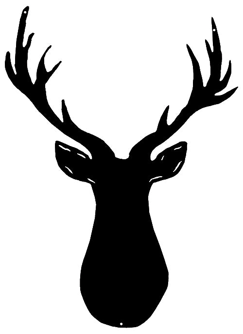 Deer Silhouette 16.9×23.2