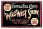 Buffalo Bill Codys Wild West Circus 12×18