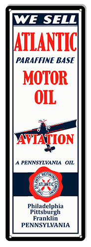 Atlantic Motor Oil Aviation 6×18