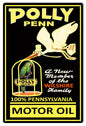 Polly Penn Motor Oil Gas Station 12×18