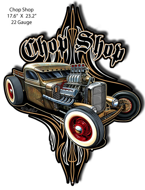 Chop Shop Rat Rod 17.6×23.2