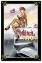 Aviation Nose Art Valiant Honey Pin Up Girl 16×24
