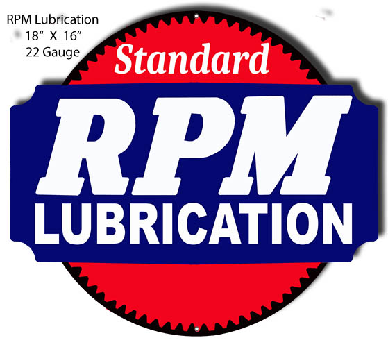 RPM Lubrication Gas Station 16×18
