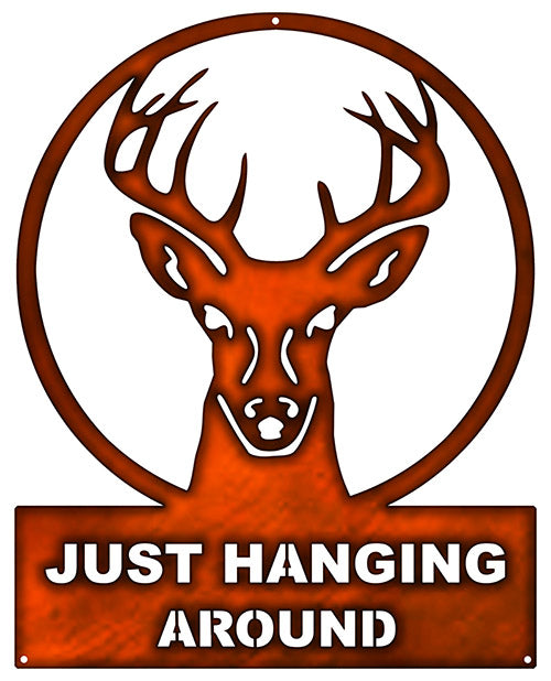 Deer Hanging Around 18×22.7