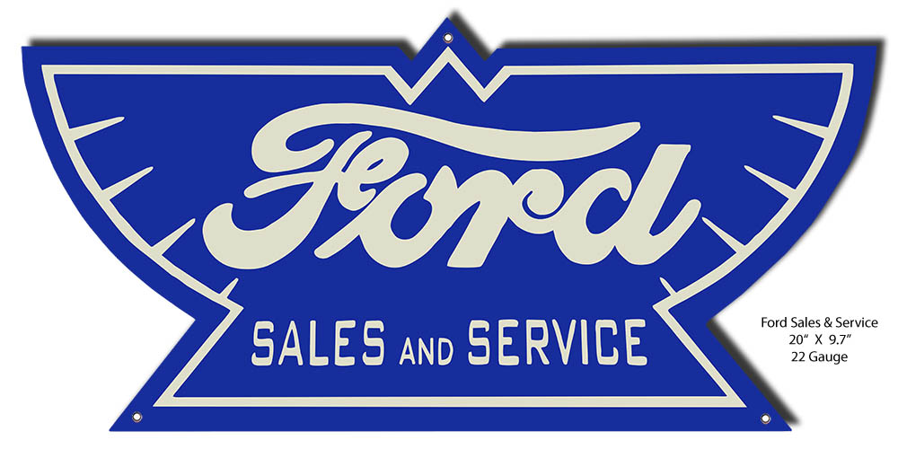 Ford Service Gas Station 9.7×20