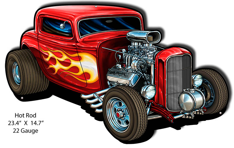 Hot Rod 14.7×23.4