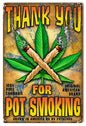 Pot Smoking Marijuana 12×18