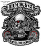 Lucky 7 Motorcycle 17.7×20