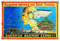 American Railway Express Railroad 12×18