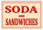 Soda and Sandwiches 12X18