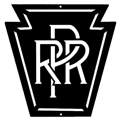 Pennsylvania Railroad Black Herald 12.5×12.6