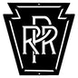 Pennsylvania Railroad Black Herald 12.5×12.6