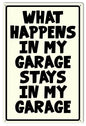What Happens In My Garage 12×18