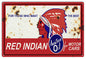 Red Indian Gasoline Motor Oil 12×18
