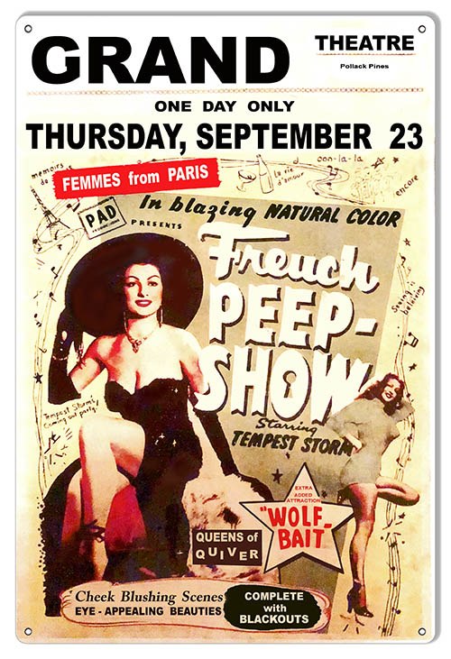 Freuch Peep Show 12×18