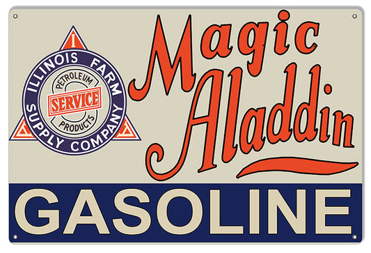 Magic Aladdin Gasoline Motor Oil 16×24